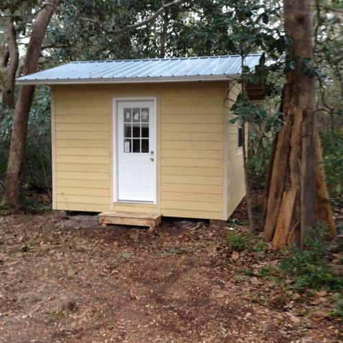 Hobby shed for Dr. Brian in Point Washington.