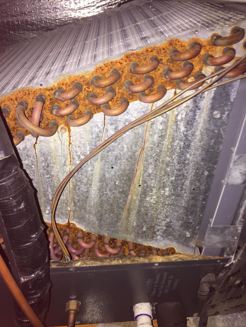 Before pic 2 of Evap coil 