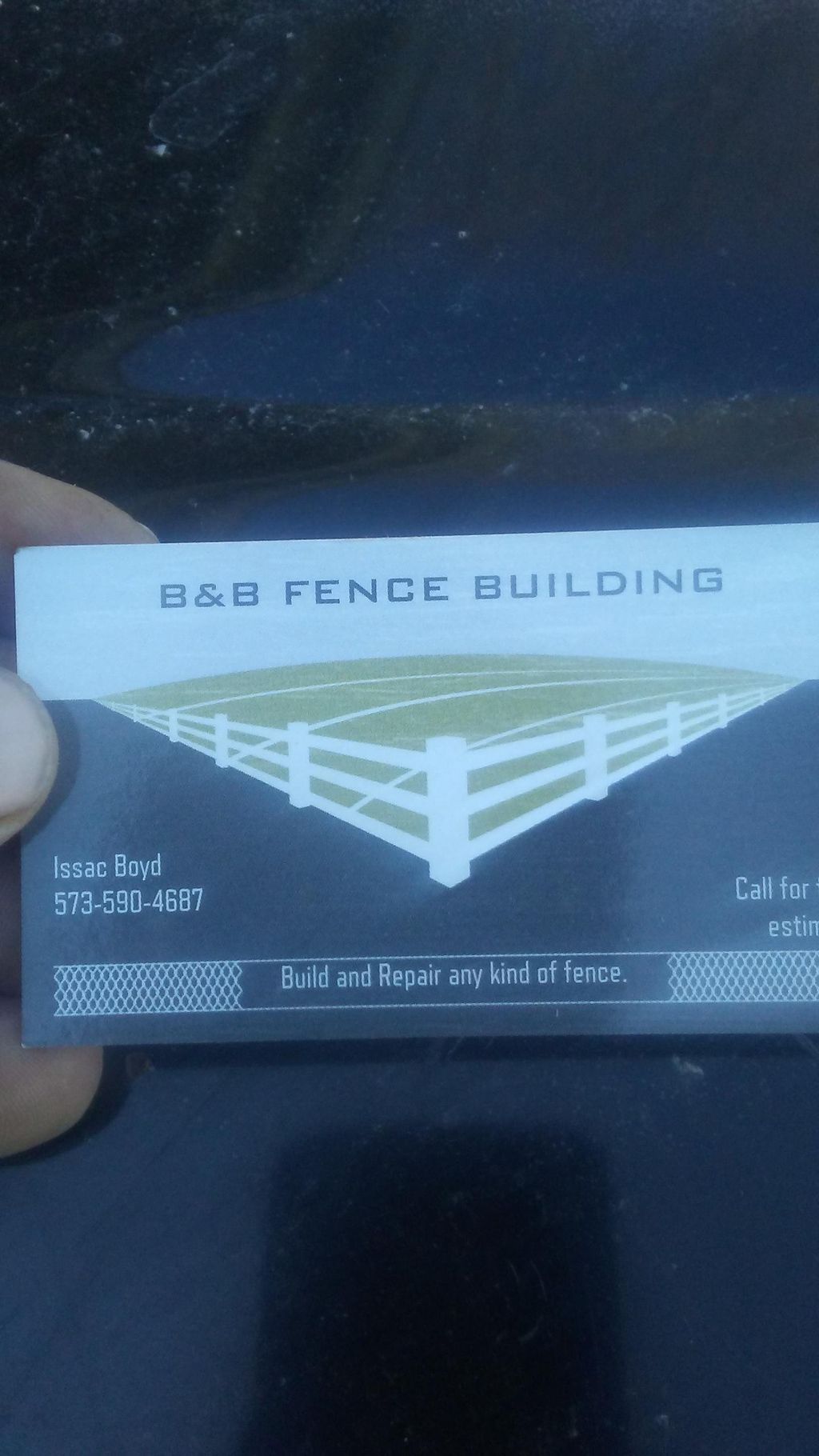 B&B Fence Building