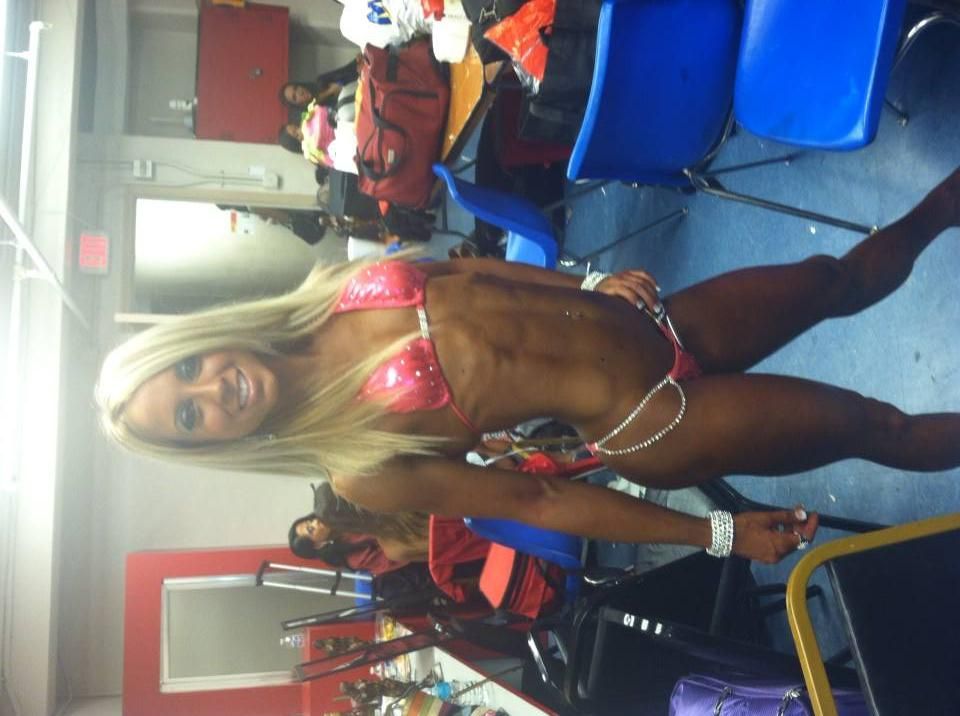 placed 2 place in her fitness competition.