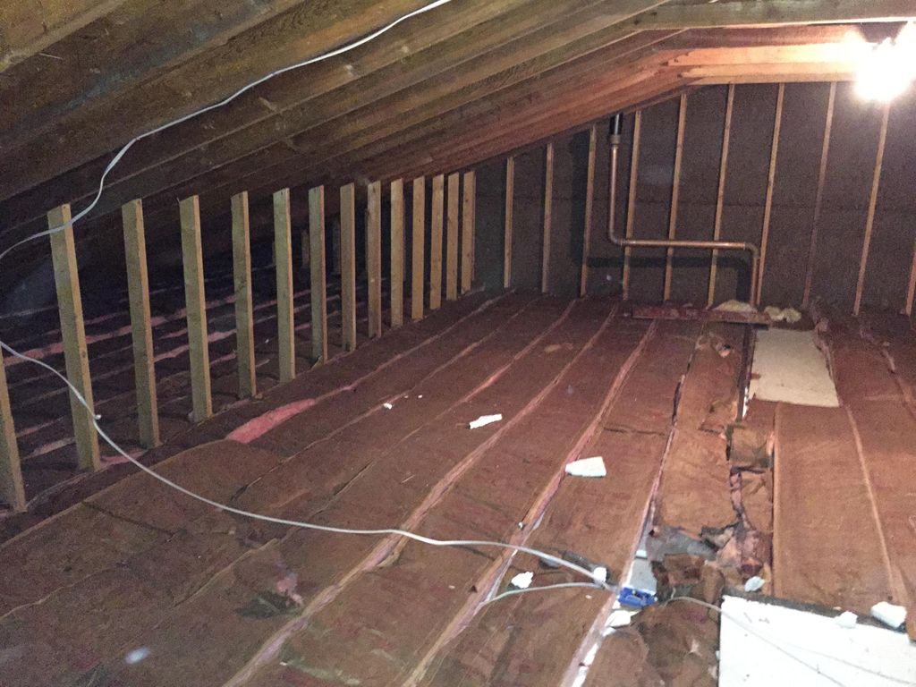 Many attics have insulation incorrectly installed.
