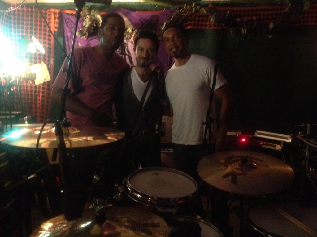 Giuseppe,musician , Stanley, producer. Myself ..en