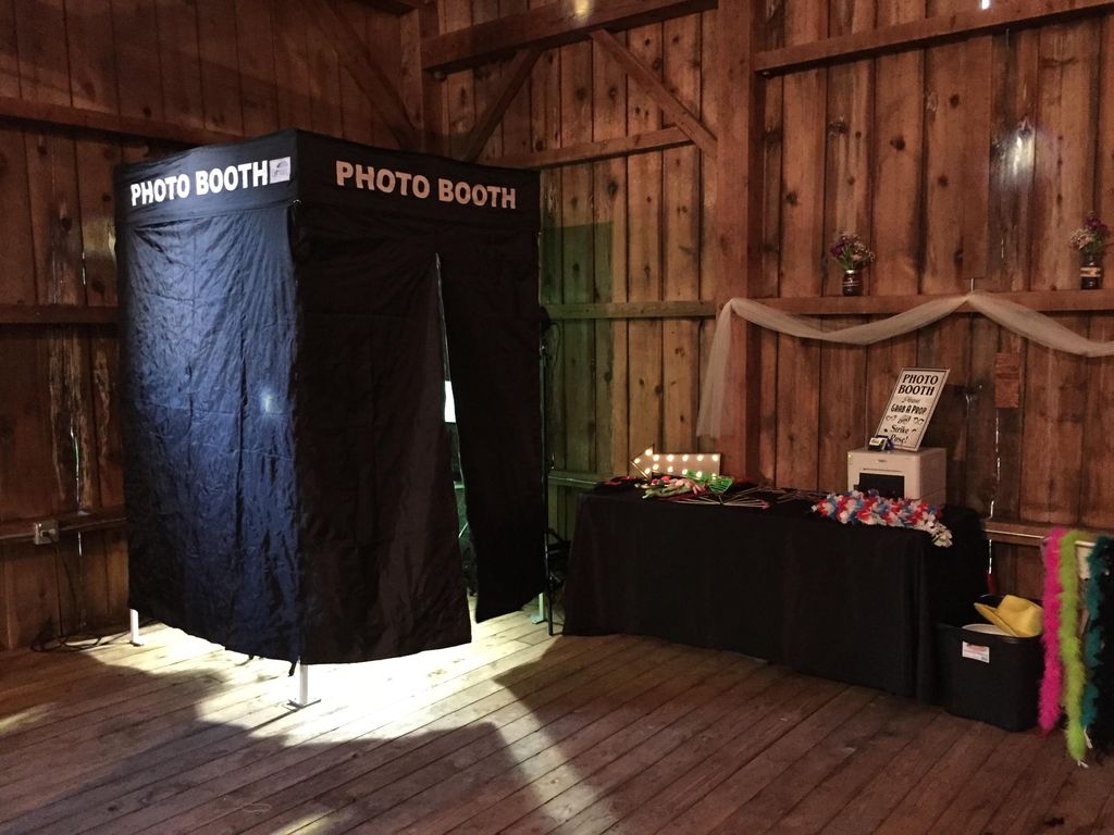 Casual Booth small enough to fit indoors at your h