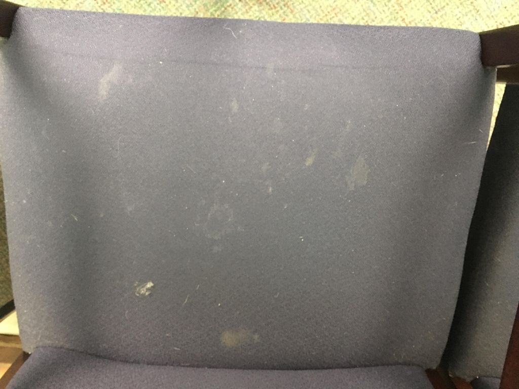 Office Chairs before cleaning