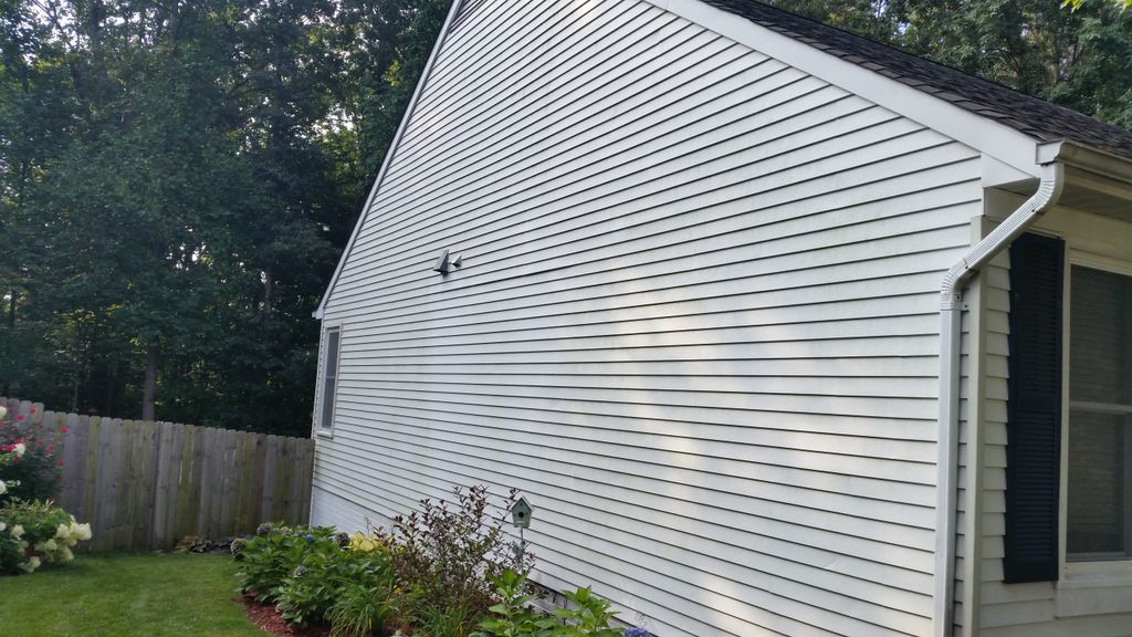 Before Picture of a house wash