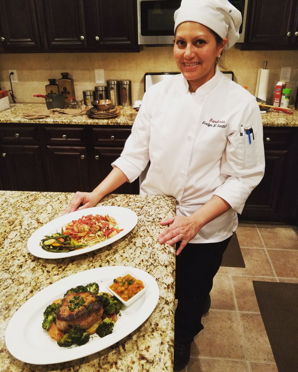 Romantic Anniversary Dinner - 
Hers: Boneless Pork