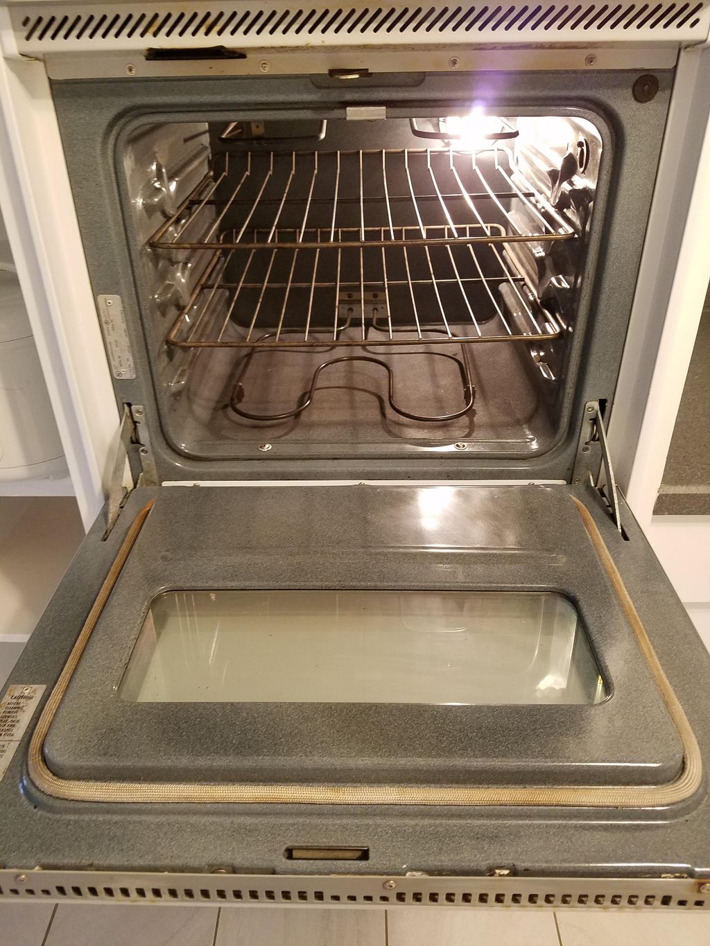 oven after cleaning