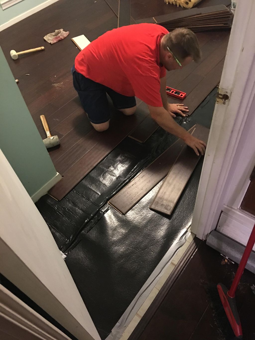 Laminate install