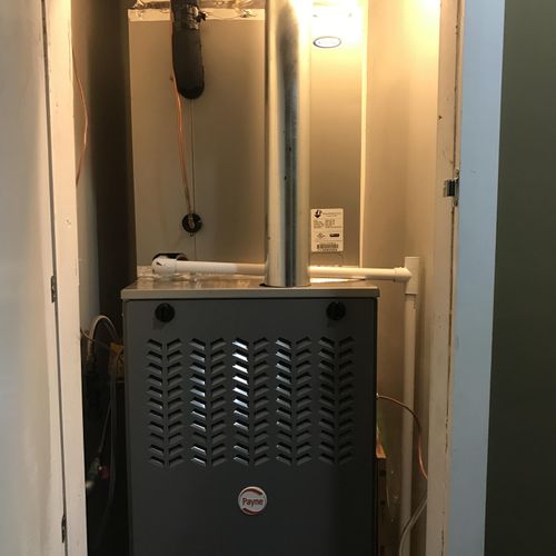 New Furnace and Evap Coil Install