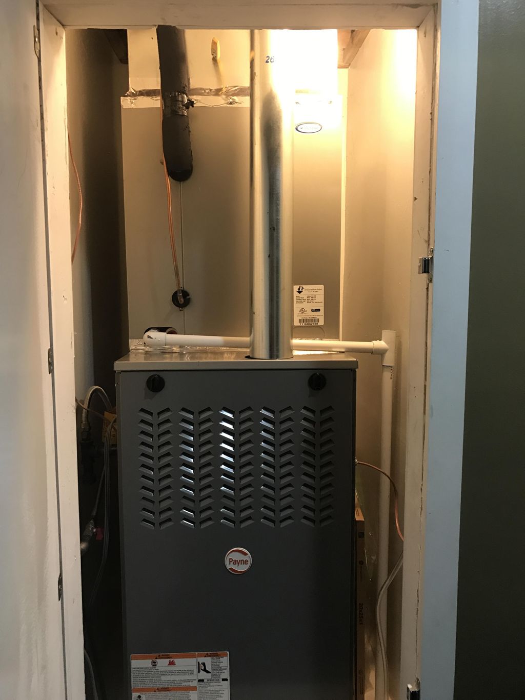 New Furnace and Evap Coil Install
