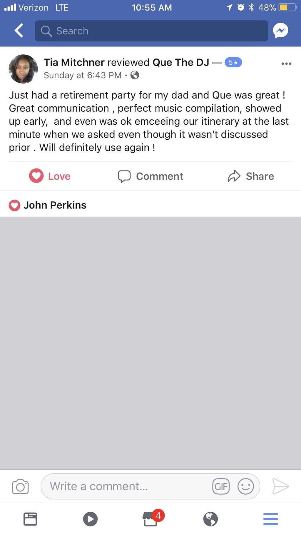 Another review! Feel free to go to my Facebook pag