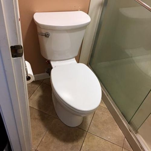 Elongated Toilet Install
