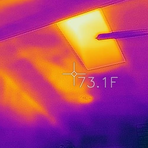 Infrared camera finds hidden heat and moisture!