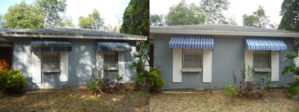 We also clean awnings by your windows. Take a look