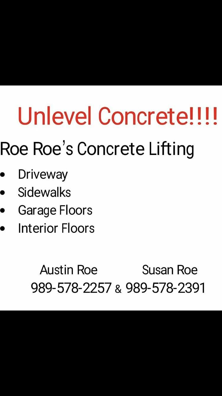 Roe Roe’s Concrete Lifting