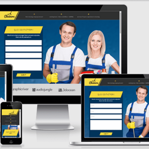 Local Cleaning Services Website Design - Responsiv