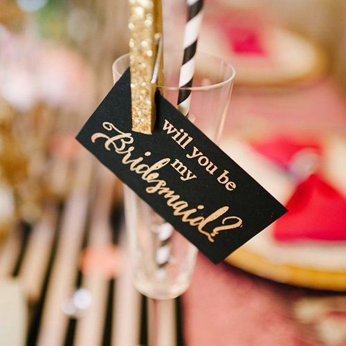 A cute way to ask your ladies to be Bridesmaids