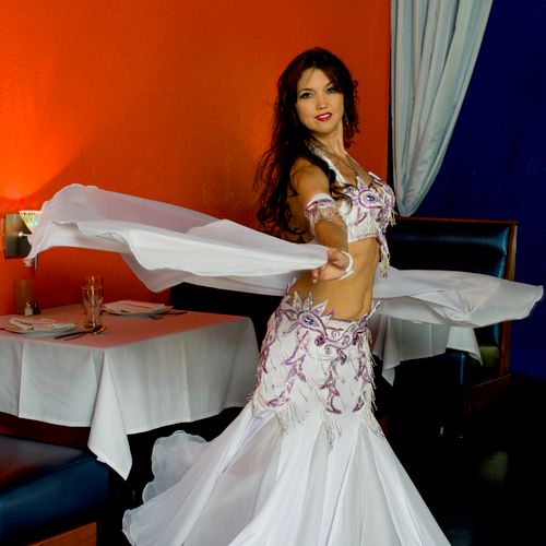 Leila Restaurant Belly dancer promotion