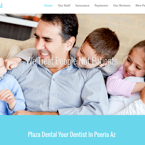 Plaza Dental. We redesigned their site.
http://pla