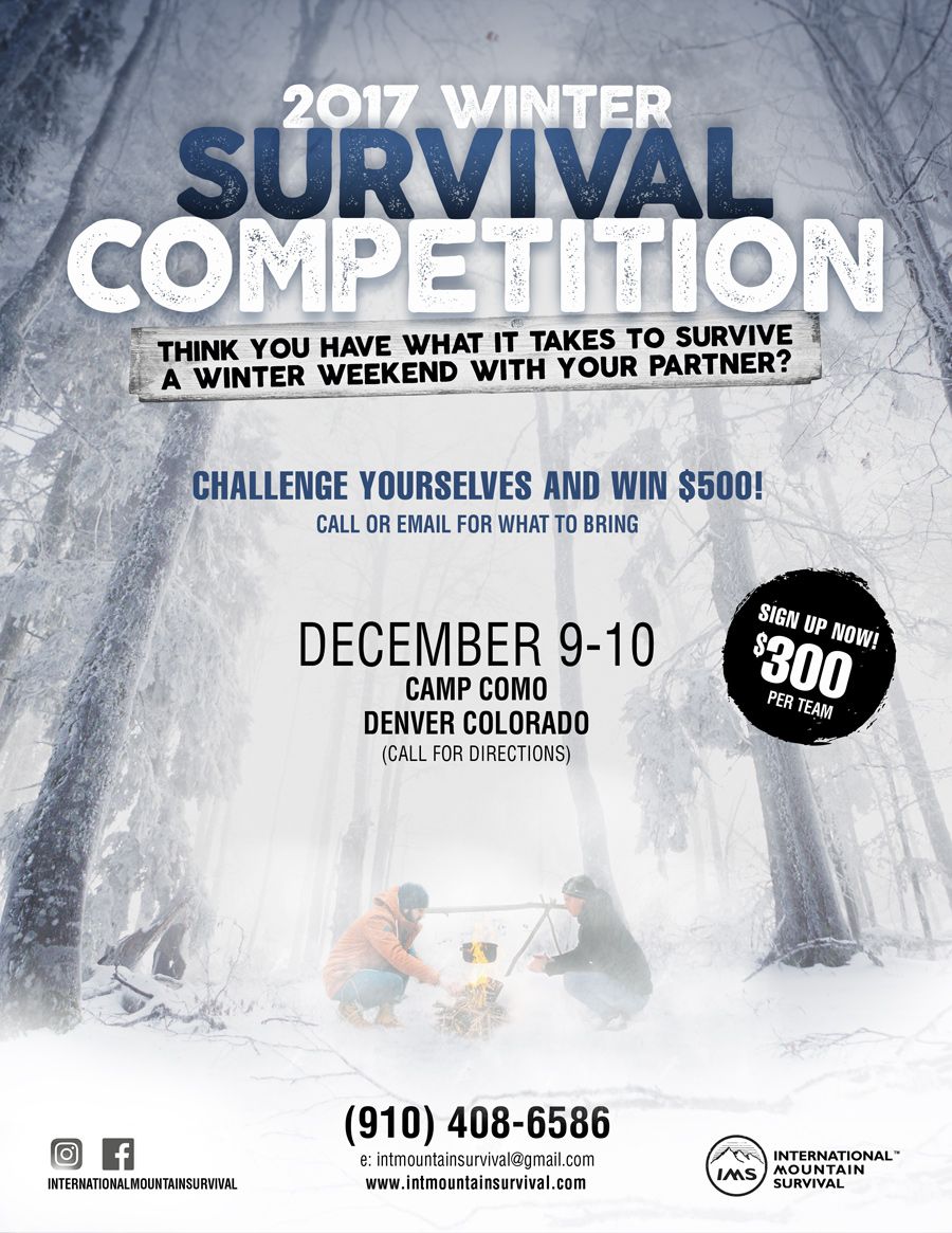 Winter Survival Competition - Flyer
