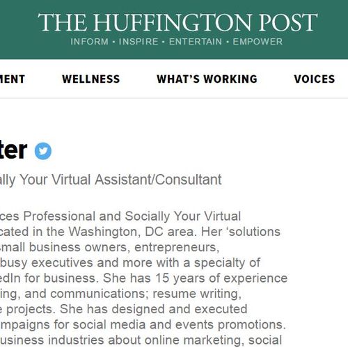 Writer For Huffington Post. 100% of submissions ha