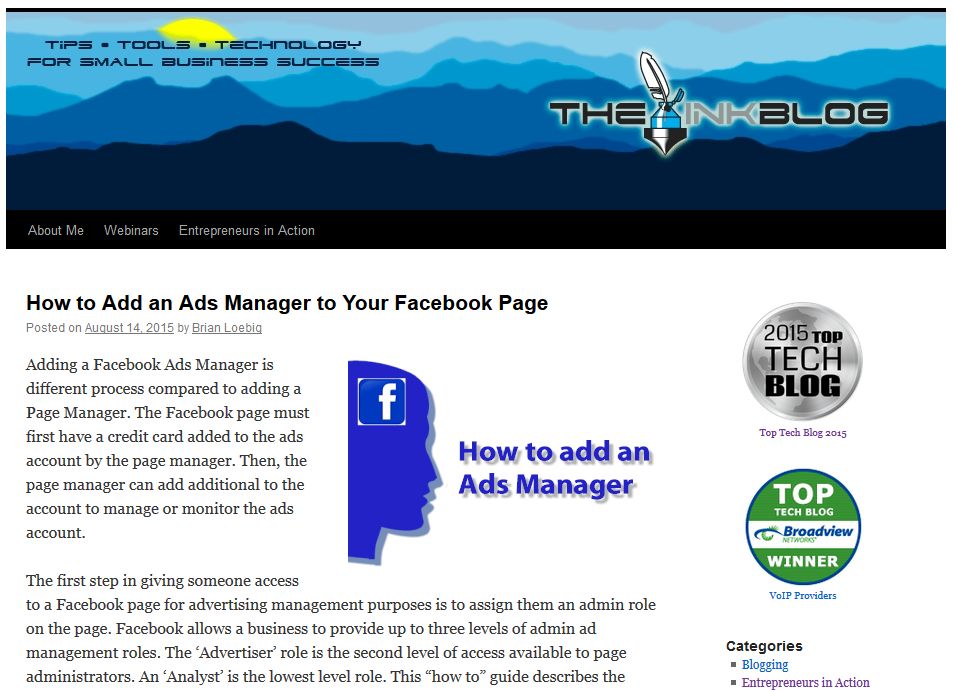 TheInkBlog.net site