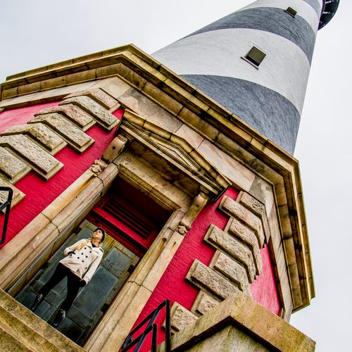 Awesome lighthouse shot at an engagement shoot!