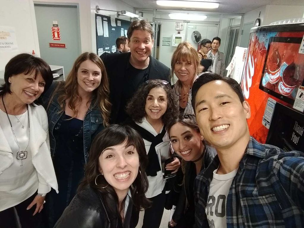 Daniel May, Marianna's student, taking a selfie af
