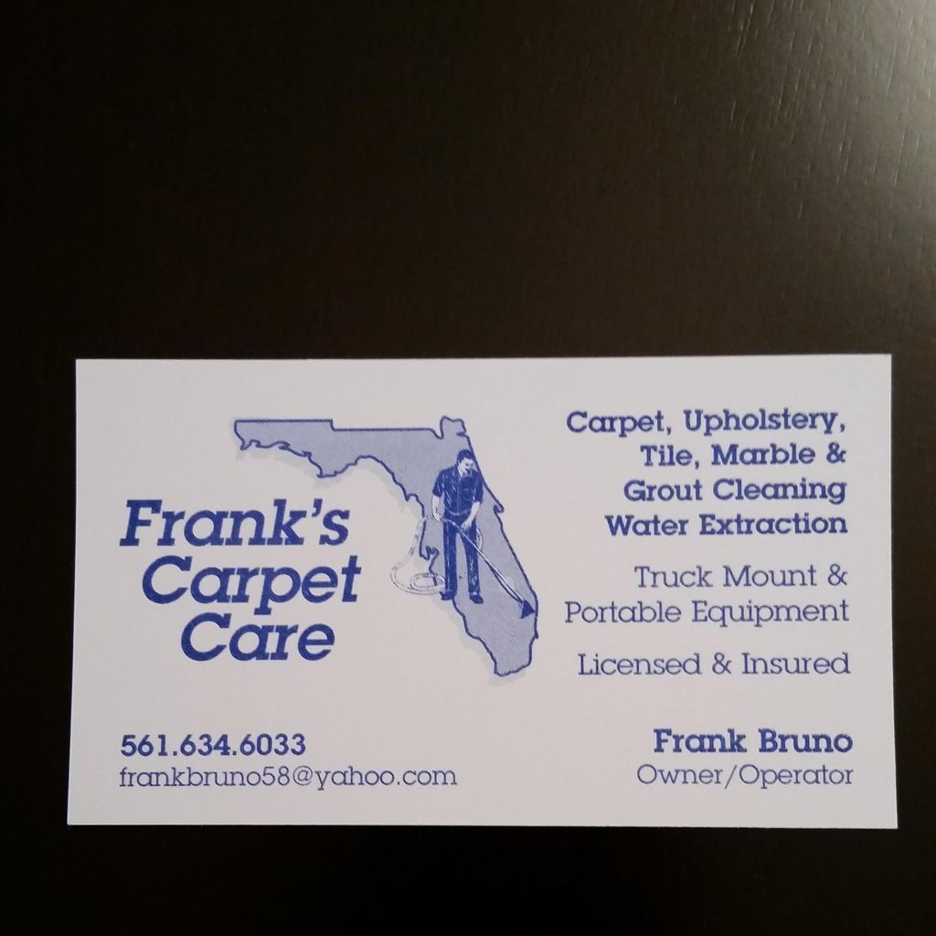 Frank's Carpet and Tile Care