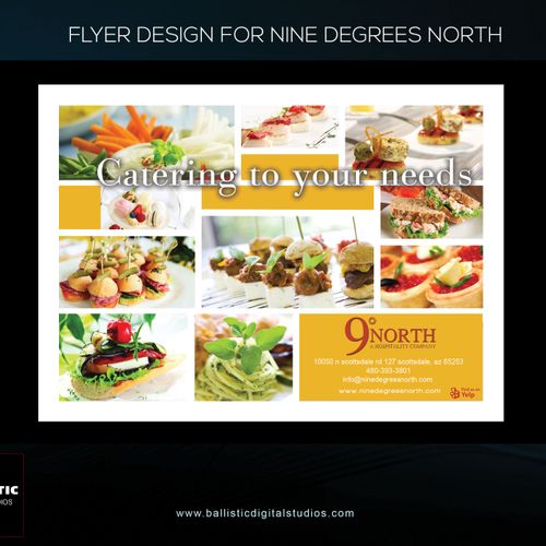 Flyer Design | Nine Degrees North Hospitality