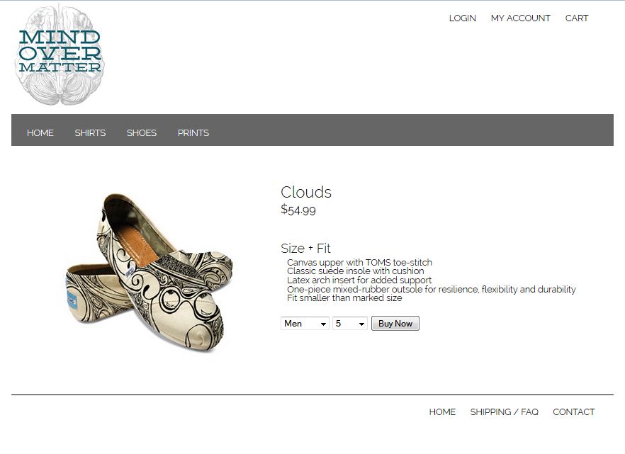 Static HTML website.