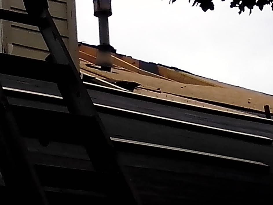 Re roof with deck repairs