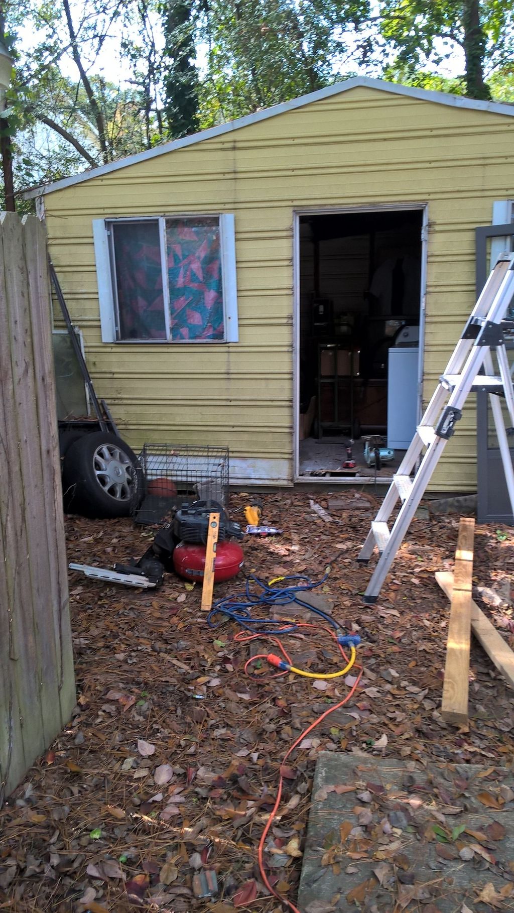 Door installation before
