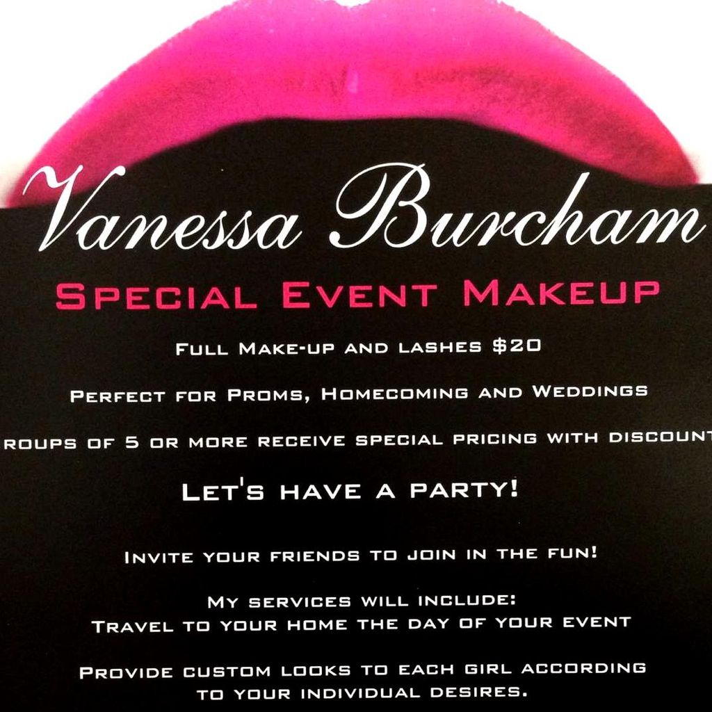 Vanessa Burcham Special Event Makeup