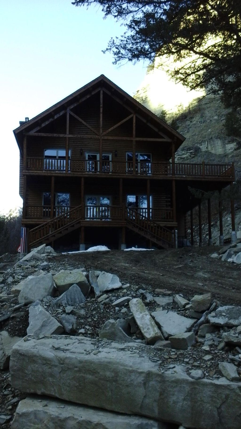 Off grid cabin we wired.