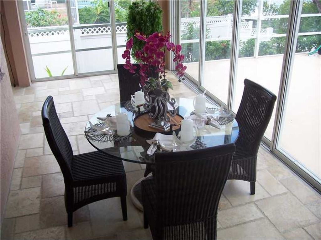 Staged (Vacant Property) Lanai - All furnishings a