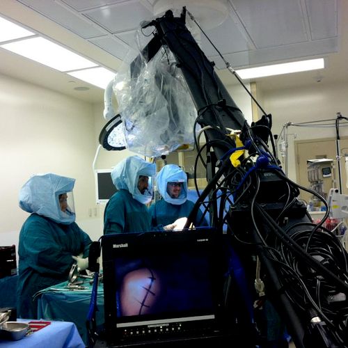 We've broadcast many live surgeries for groups lik