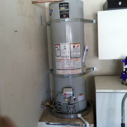 Replacing 40 gal water heater