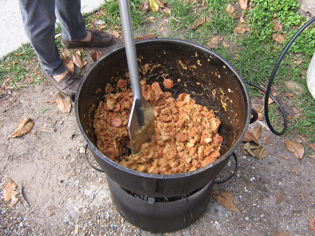 Cajun Chicken & Sausage Jambalaya. 100 pounds