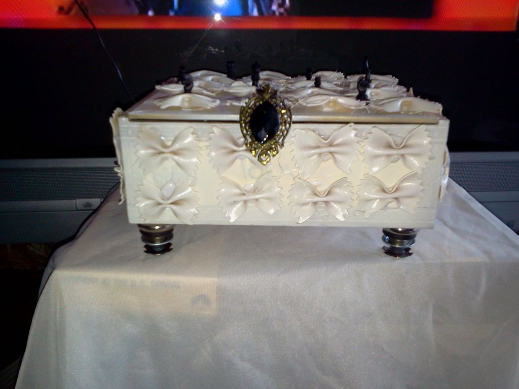 "Catch all box" made from a Cuban cigar cedar box,