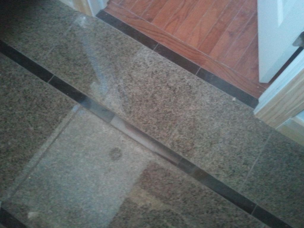 Granite floors (no thresh holds ever!)