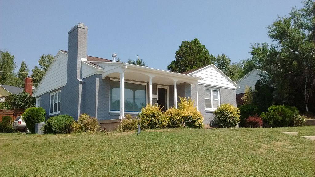 After exterior paint