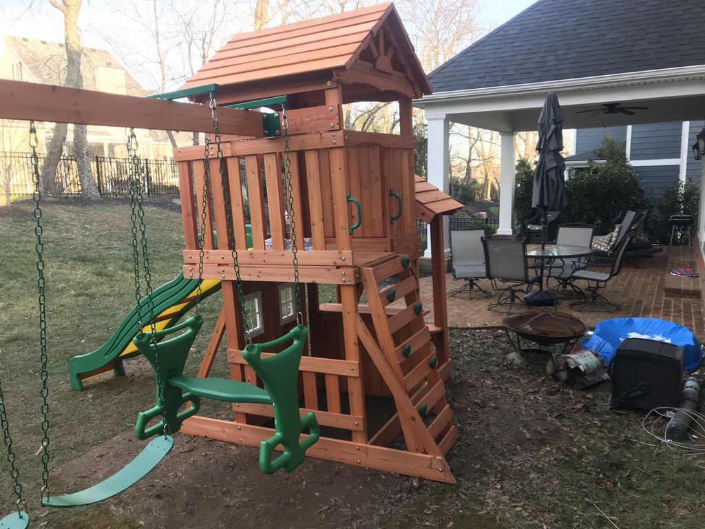 this is a playground i did for a guy off thumbtack