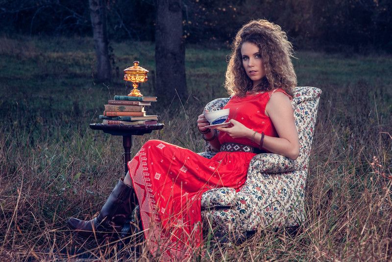 Environmental portrait session in Great Falls, VA