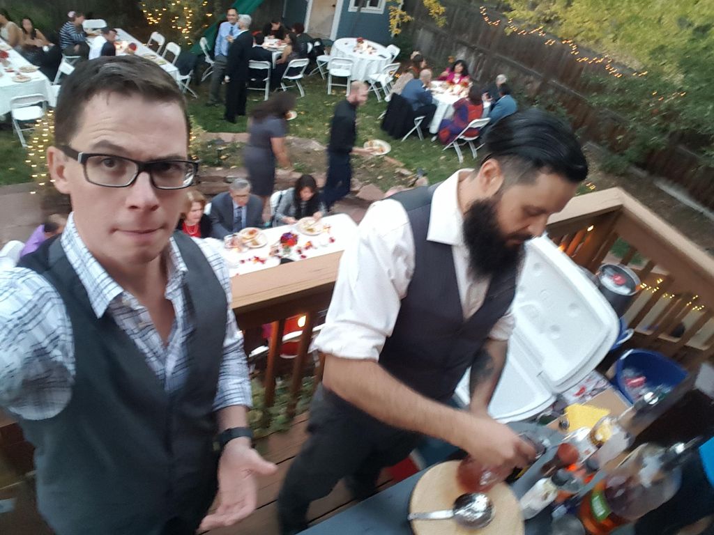 Dustin & Nathan, hard at work.