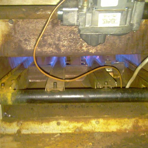 repairs to older furnaces and new