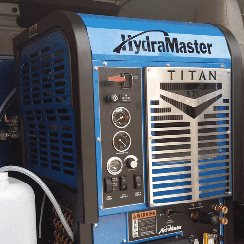 This is our 2014 Titan 575 truck mount. temperatur