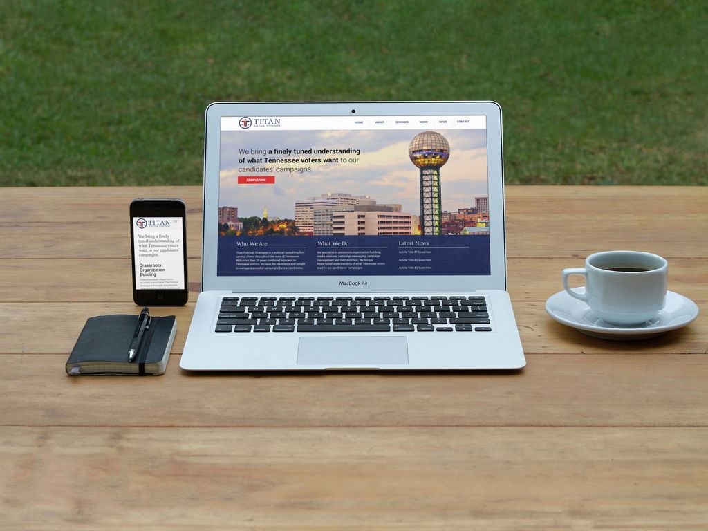 Titan Political Services Website - Services provid
