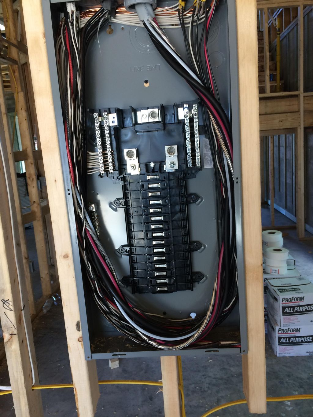 Panel nice and clean ready for inspection.