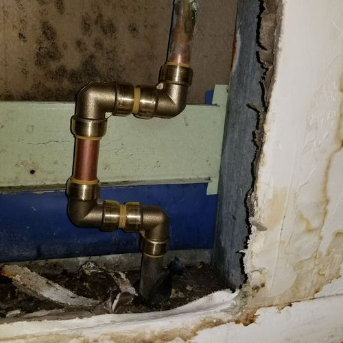 water leak fixing